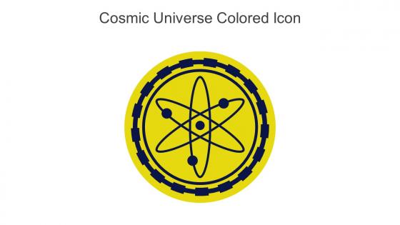 Cosmic Universe Colored Icon In Powerpoint Pptx Png And Editable Eps Format