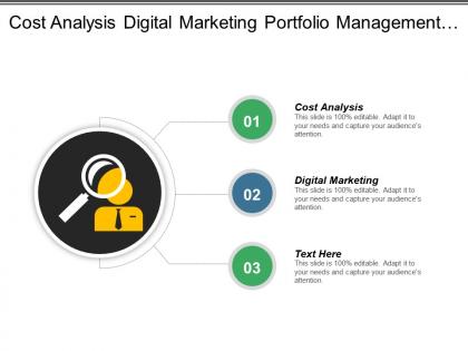 Cost analysis digital marketing portfolio management big data cpb