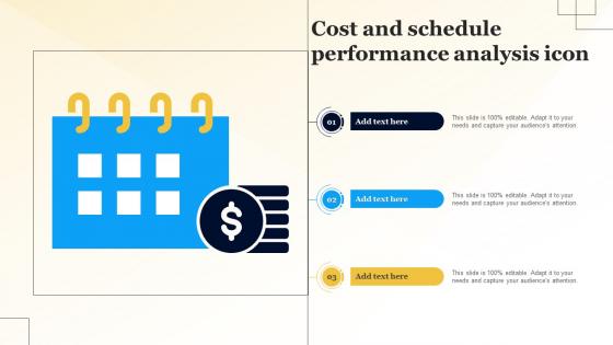 Cost And Schedule Performance Analysis Icon