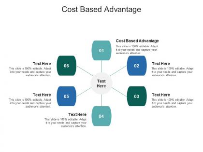 Cost based advantage ppt powerpoint presentation visual aids outline cpb