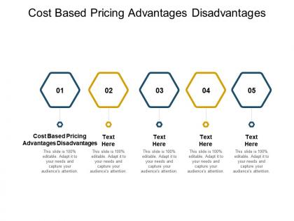 Cost based pricing advantages disadvantages ppt powerpoint presentation ideas graphics cpb