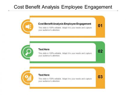 Cost benefit analysis employee engagement ppt powerpoint presentation infographics inspiration cpb