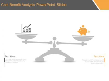 Cost benefit analysis powerpoint slides
