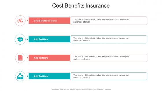 Cost Benefits Insurance In Powerpoint And Google Slides Cpb