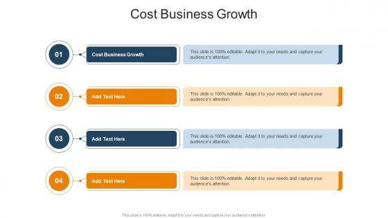 Cost Business Growth In Powerpoint And Google Slides Cpb