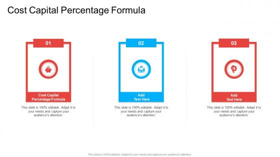 Cost Capital Percentage Formula In Powerpoint And Google Slides Cpb