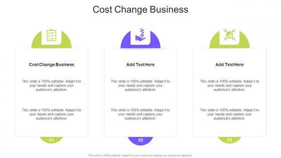 Cost Change Business In Powerpoint And Google Slides Cpb