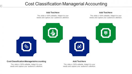 Cost Classification Managerial Accounting Ppt Powerpoint Presentation Pictures Cpb