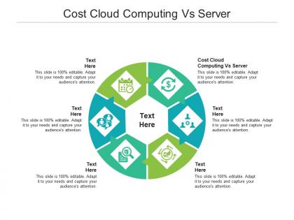 Cost cloud computing vs server ppt powerpoint presentation styles graphics cpb