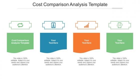 Cost Comparison Analysis Template Ppt Powerpoint Presentation Inspiration Topics Cpb