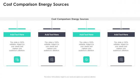 Cost Comparison Energy Sources In Powerpoint And Google Slides Cpb