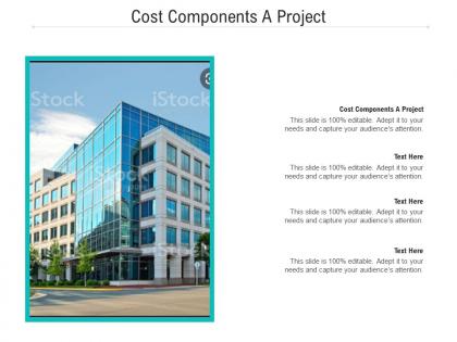 Cost components a project ppt powerpoint presentation professional mockup cpb