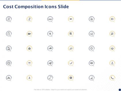 Cost composition icons slide ppt powerpoint presentation file smartart