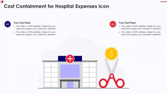 Cost Containment For Hospital Expenses Icon