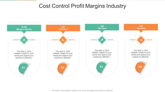 Cost Control Profit Margins Industry In Powerpoint And Google Slides Cpb