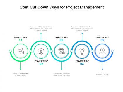 Cost cut down ways for project management