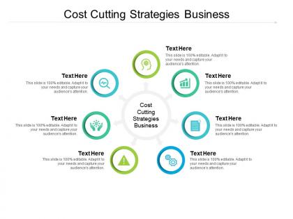 Cost cutting strategies business ppt powerpoint presentation show backgrounds cpb