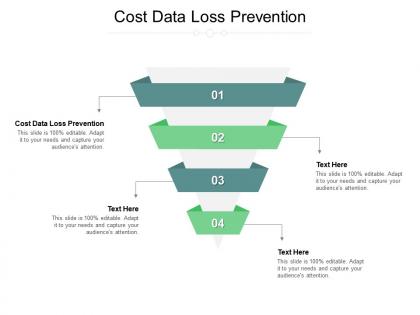 Cost data loss prevention ppt powerpoint presentation infographic template slide portrait cpb