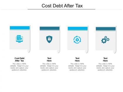 Cost debt after tax ppt powerpoint presentation slides backgrounds cpb
