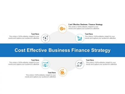 Cost effective business finance strategy ppt powerpoint presentation example cpb