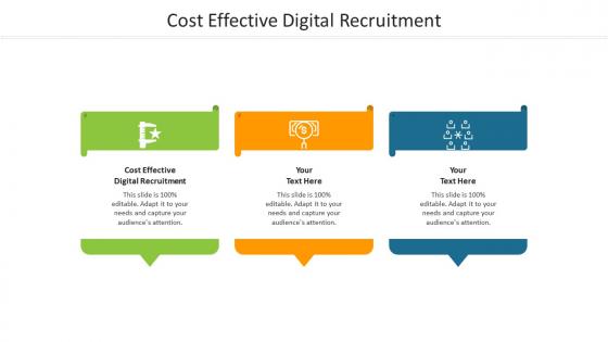Cost effective digital recruitment ppt powerpoint presentation infographics example file cpb