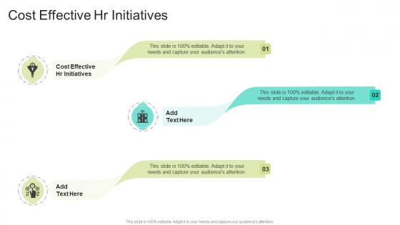 Cost Effective Hr Initiatives In Powerpoint And Google Slides Cpb
