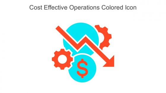 Cost Effective Operations Colored Icon In Powerpoint Pptx Png And Editable Eps Format
