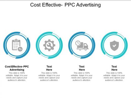 Cost effective ppc advertising ppt powerpoint presentation summary grid cpb