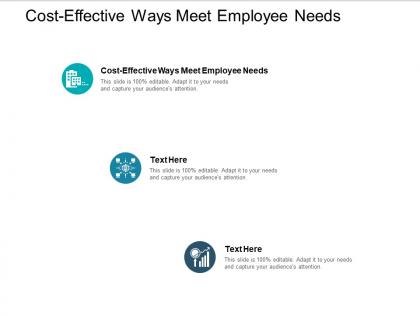 Cost effective ways meet employee needs ppt powerpoint presentation icon images cpb