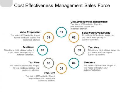Cost effectiveness management sales force productivity value proposition cpb