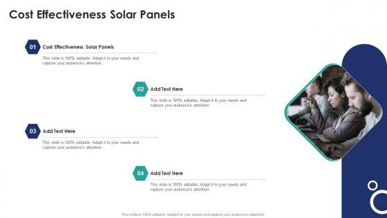 Cost Effectiveness Solar Panels In Powerpoint And Google Slides Cpb