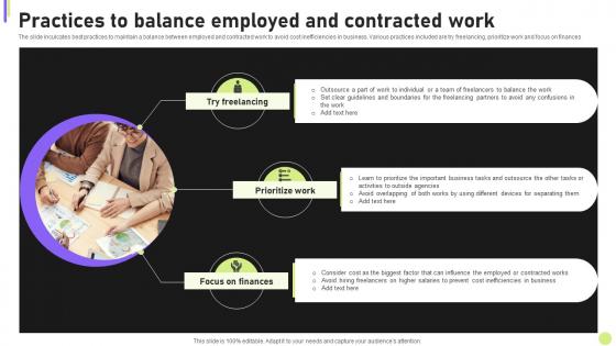 Cost Efficiency Strategies For Reducing Practices To Balance Employed And Contracted Work