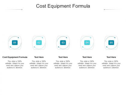 Cost equipment formula ppt powerpoint presentation summary structure cpb