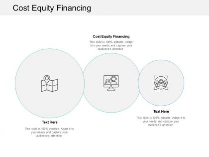 Cost equity financing ppt powerpoint presentation portfolio download cpb