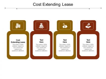 Cost extending lease ppt powerpoint presentation pictures shapes cpb
