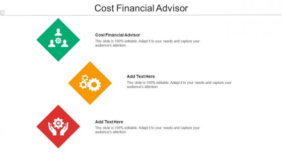 Cost Financial Advisor Ppt Powerpoint Presentation Show Mockup Cpb