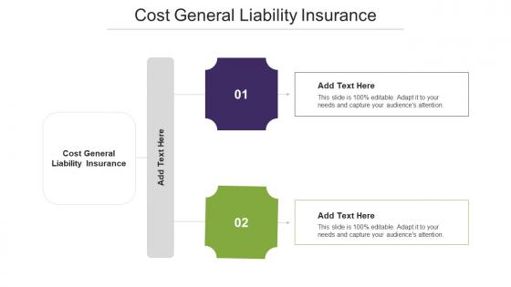 Cost General Liability Insurance Ppt Powerpoint Presentation Styles Example File Cpb