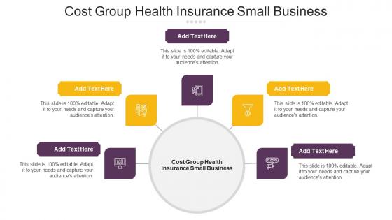 Cost Group Health Insurance Small Business Ppt Powerpoint Presentation Infographics Cpb