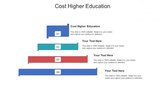 Cost higher education ppt powerpoint presentation pictures gridlines cpb