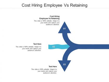 Cost hiring employee vs retaining ppt powerpoint presentation professional graphic images cpb