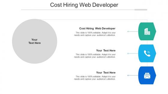 Cost Hiring Web Developer Ppt Powerpoint Presentation Examples Cpb