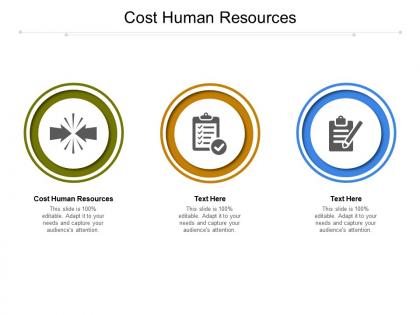 Cost human resources ppt powerpoint presentation summary grid cpb