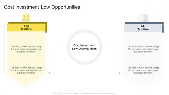 Cost Investment Low Opportunities In Powerpoint And Google Slides Cpb