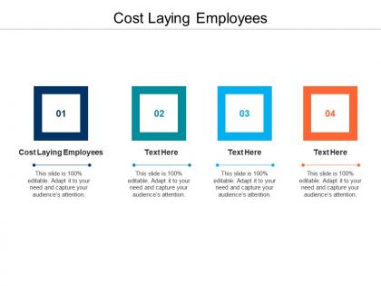 Cost laying employees ppt powerpoint presentation diagram lists cpb