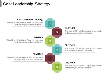 Cost leadership strategy ppt powerpoint presentation inspiration topics cpb