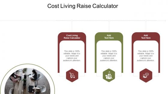 Cost Living Raise Calculator In Powerpoint And Google Slides Cpb