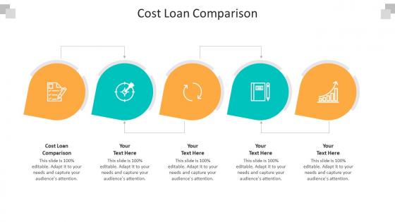Cost loan comparison ppt powerpoint presentation infographics information cpb