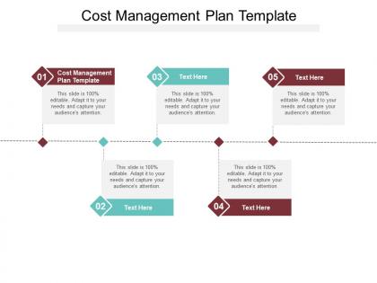 Cost management plan template ppt powerpoint presentation file templates cpb