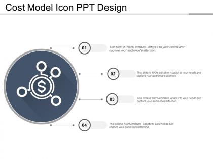 Cost model icon ppt design