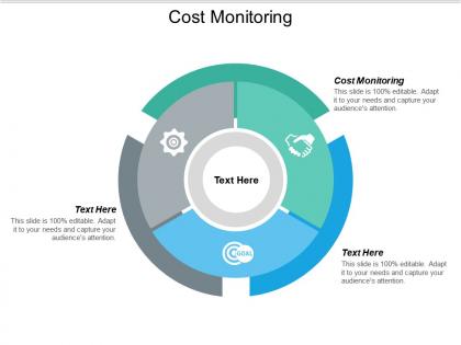 Cost monitoring ppt powerpoint presentation icon background cpb